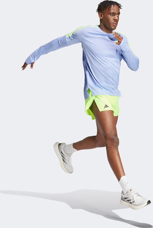 Adizero Essentials Split Erkek Yeşil Koşu Şortu