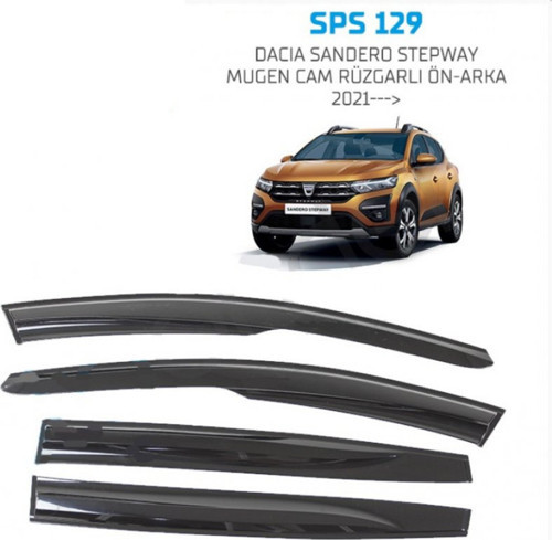 Cam Rüzgarlığı Mugen Tip Sandero Stepway Mugen 2021 Sonrası 4Lü