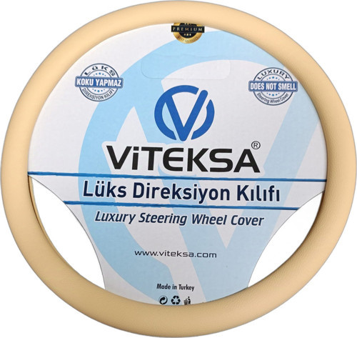 LÜKS KOKUSUZ SERT SİLİKON DİREKSİYON KILIFI BEJ