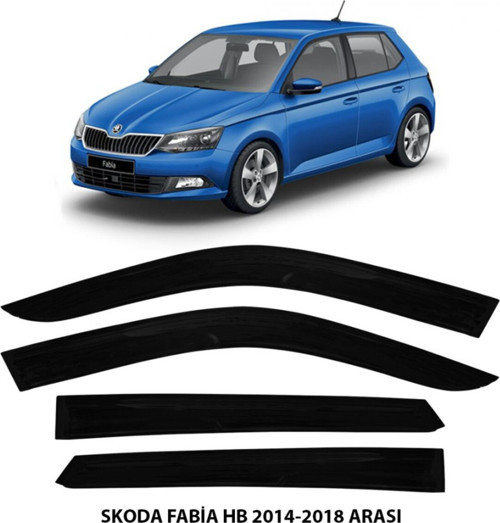 Cam Rüzgarlığı Skoda Fabia Hb 2014-2021 4Lü