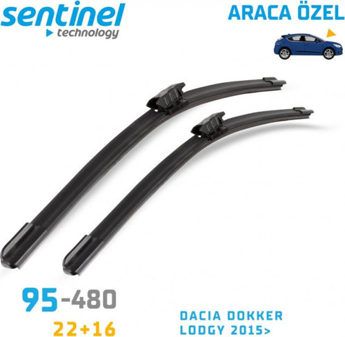 Silecek Takımı Muz Dacıa Lodgy 2015 Sonrası 22"+16"
