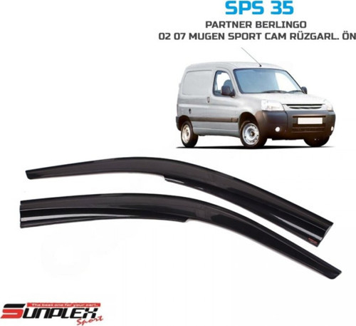Cam Rüzgarlığı Sunplex Mugen Peugeot Partner Berlingo 02-07 Uyumlu 2Li Sps35-6