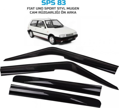Cam Rüzgarlığı Uyumlu Mugen Fiat Uno 4Lü