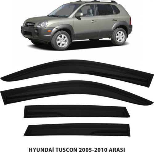 Cam Rüzgarlığı İthal Mugen Hyundai Tucson 05-10 Uyumlu 4Lü
