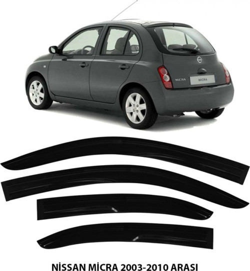 Cam Rüzgarlığı İthal Mugen Nissan Micra 2003-2010 4Lü