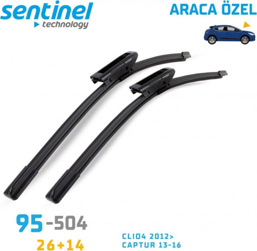 Silecek Muz 95-504 Clio4 12-> Captur 2013-2016 26"+14" 2Ön