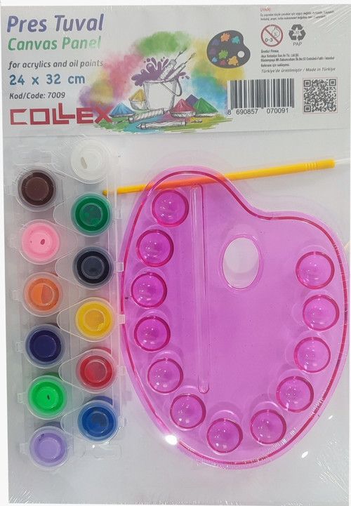 Pres Tuval Resim Seti 4 Parça