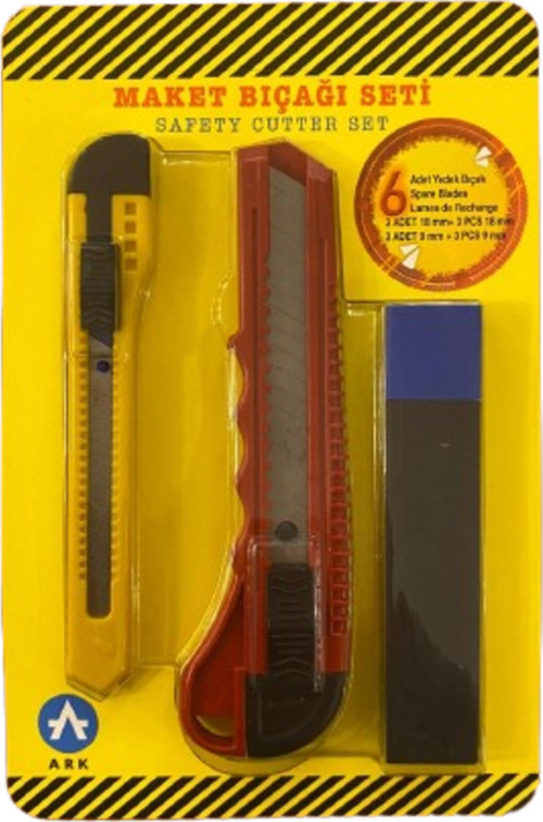 18 mm ve 9 mm Maket Bıçağı Seti