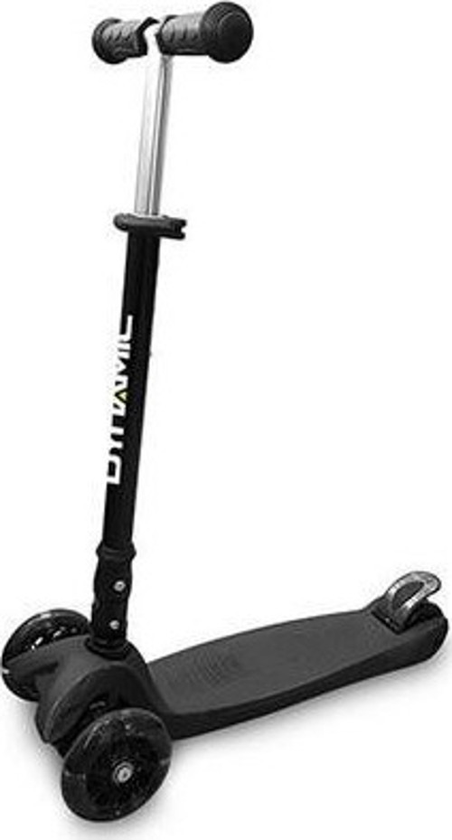 Capri Tekerlekleri Işıklı Katlanabilir Scooter - Siyah Interspor Garantili 5 Yaş