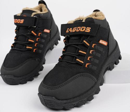 BOB Garantili Bağcıklı Cırtlı İçi Kürklü Unisex Çocuk Outdoor Kışlık Bot