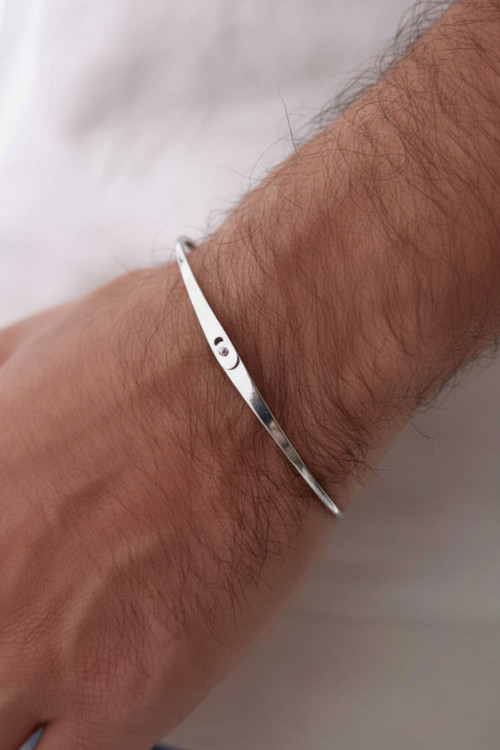 925 Ayar Gümüş Lades Bilezik – Erkek & Kadın