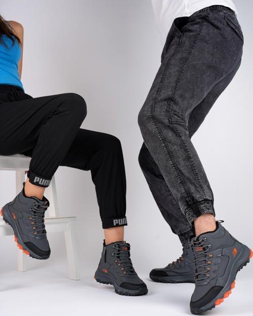 Alaska Unisex Garantili Trekking Outdoor Bağcıklı Yandan Fermuarlı Kışlık Bot