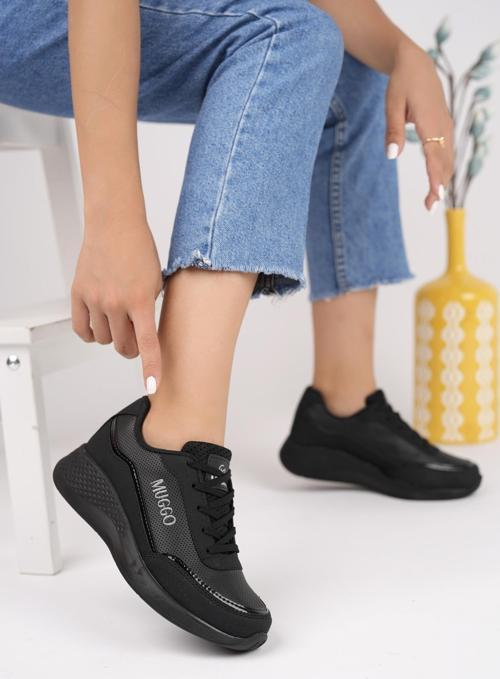 Happy Garantili Kadın Ortopedik Günlük Bağcıklı Şık Rahat Sneaker Spor Ayakkabı