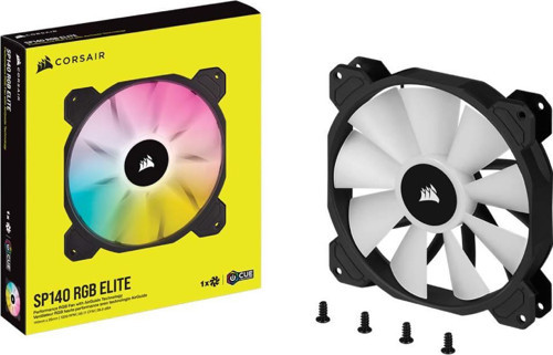 CORSAIR CO-9050110-WW iCUE SP140 ELITE RGB Siyah 140mm Fan