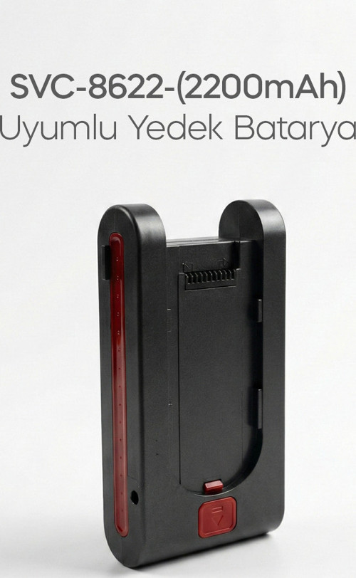 SVC 8622 - 2200mAh Yedek Batarya – Kablosuz Dikey Süpürge Uyumlu