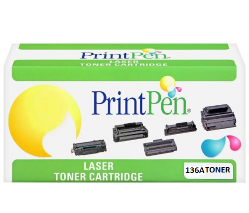 Printpen HP W1360A - 136A - Chipsiz Toner