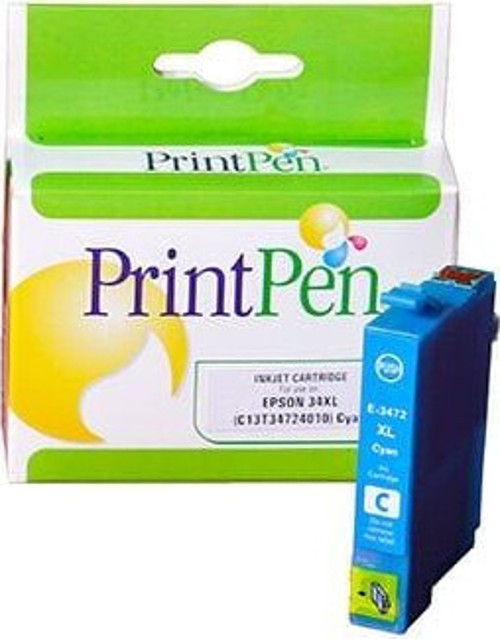 PRINTPEN EPSON 34XL (C13T34724010) Mavi Mürekkep Kartuş(10.8ml)