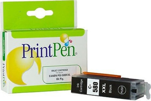 PRINTPEN PGI-580XXL Mürekkep Kartuş Black (Pigmented) Yüksek Kapasite (28,5ml.)
