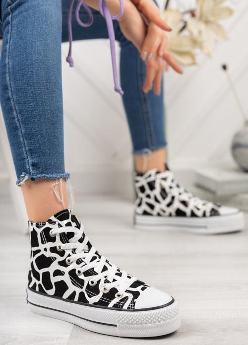 Jojo Garantili Kadın Kalın Yüksek Taban Uzun  Sneaker