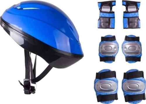 Çocuk Kask Dizlik Dirseklik Koruyucu Set 7 Parça