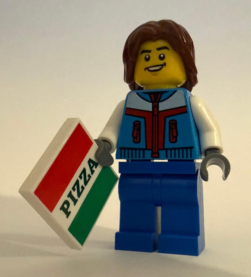 ® Minifigür Pizza Delivery Boy