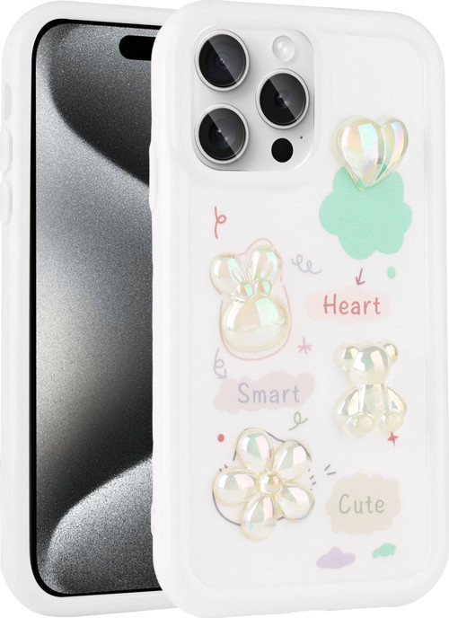 iPhone 14 Pro Max Kılıf Kabartma Figürlü Parlak Toys Silikon Kılıf