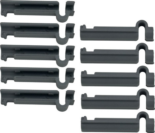 Beko İle Uyumlu D6001ES Bulaşık Makinesi Alt Sepet Uzun Klipsi Sol - 1781880200 - 10 Adet