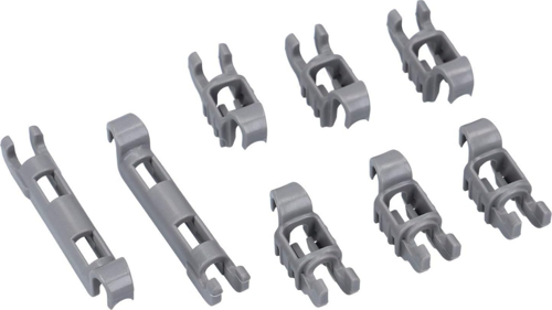 Bosch İle Uyumlu SMI65M25EU Bulaşık Makinesi Katlanır Tabaklık Klips Seti - 00611472, Siemens İçin