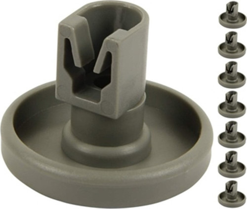 Zanussi İle Uyumlu ZDTS350 Bulaşık Makinesi ALT Sepet Tekerleği 8 Adet