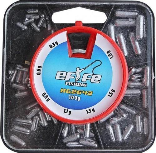 Kutu Kıstırma Boru Kurşun 100g Plastik Kutulu Yarma Kurşun