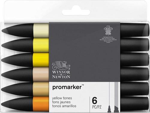 Winsor Newton Promarker 6'lı Yellow Tones