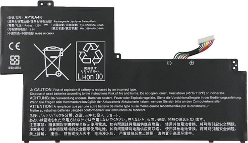 Acer Aspire One Cloudbook 11 AO1-132 ile Uyumlu Notebook Bataryası Pili