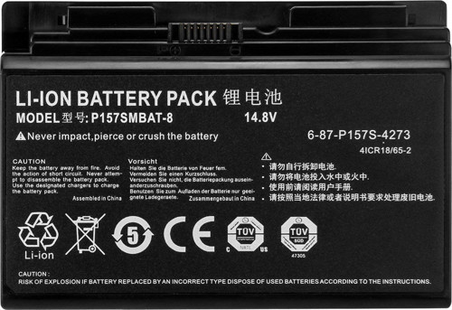 Sager P370EM ile Uyumlu Notebook Bataryası Pili