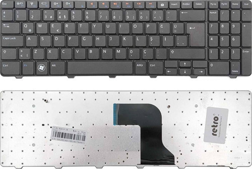 Dell inspiron M5010 ile Uyumlu Notebook Klavyesi - Siyah - TR