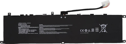MSI Vector GP76 12UH ile Uyumlu Notebook Bataryası Pili