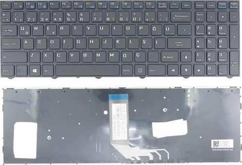 Monster Abra A5 V16, A5 V17 ,21 Serisi A7 V12.1 ile Uyumlu Notebook Klavye - Siyah - TR