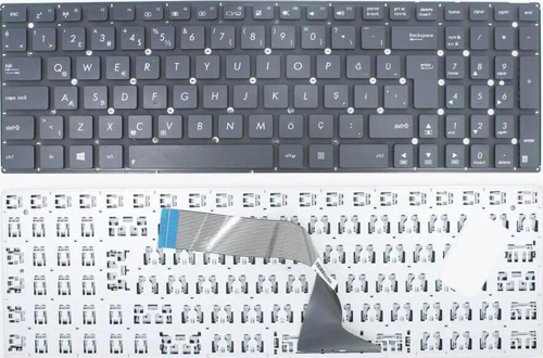 Asus X550E ile Uyumlu Notebook Klavyesi - Siyah - TR