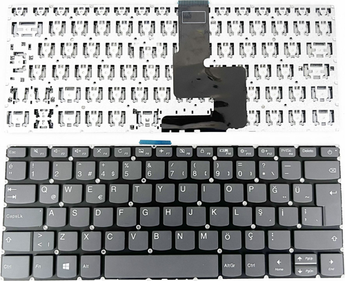 Lenovo 320L-14ISK, 320R-14ISK, 320R-14IKB ile Uyumlu Notebook Klavye - Siyah - TR
