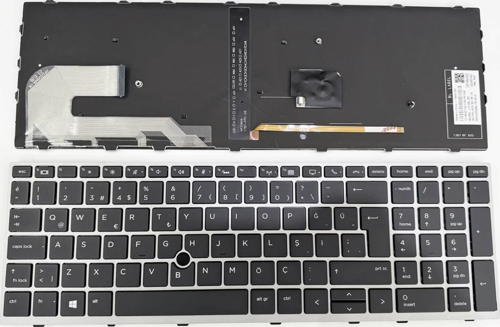 Hp Elitebook 2zc05ea 6tp83ea 6xe19ea ile Uyumlu Notebook Klavye - Tuş Takımı / Siyah - TR - Backlit