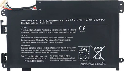 Toshiba PA5156U-1BRS ile Uyumlu Notebook Bataryası Pili