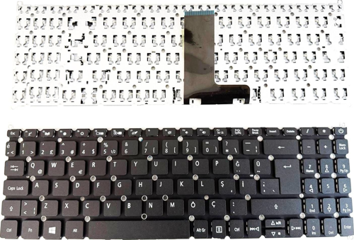 Acer Swift 3 Sf315-52g Sf315-54g N17p4 ile Uyumlu Notebook Klavye - Siyah - TR