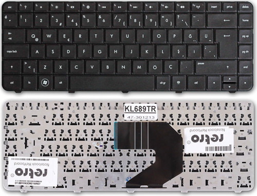 Hp Compaq Presario CQ43 ile Uyumlu Notebook Klavyesi - Siyah - TR