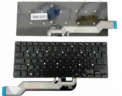 Dell inspiron 7560 7569 7570 7572 ile Uyumlu Notebook Klavye - Siyah - TR