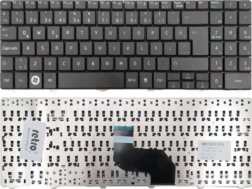 Vestel H36 ile Uyumlu Notebook Klavyesi - Siyah - TR