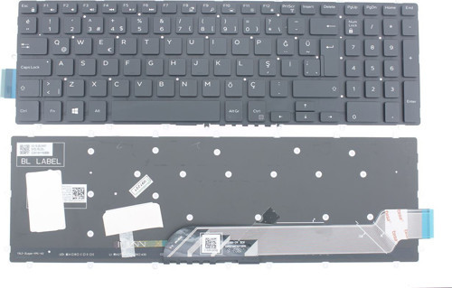 Dell Inspiron 5567 ile Uyumlu Notebook Klavyesi - Siyah - TR