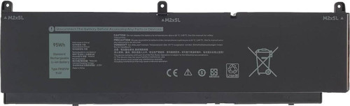 Dell Precision 7550, PKWVM ile Uyumlu Notebook Bataryası Pili - 95Wh