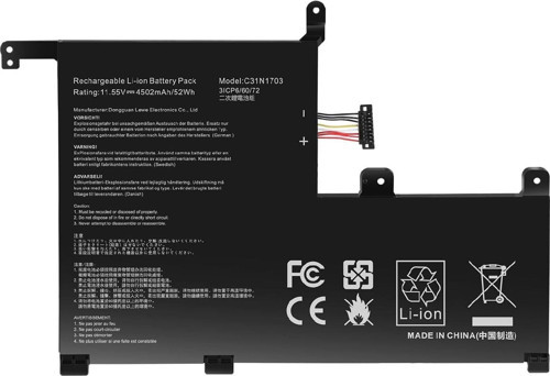 Asus C31N1703 ile Uyumlu Notebook Bataryası Pili