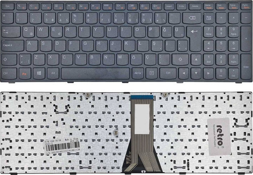 Lenovo G70-70 ile Uyumlu Notebook Klavyesi - Çerçeveli - Siyah - TR