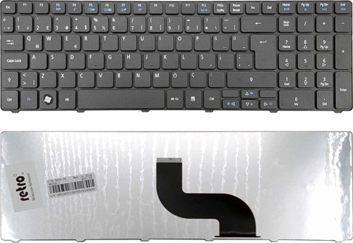 Acer TravelMate 5740, 5740G, 5740Z ile Uyumlu Notebook Klavye - Siyah - TR