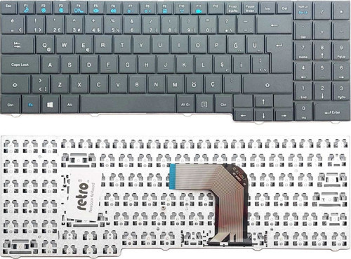 Casper MB50 ile Uyumlu Notebook Klavyesi - Siyah - TR
